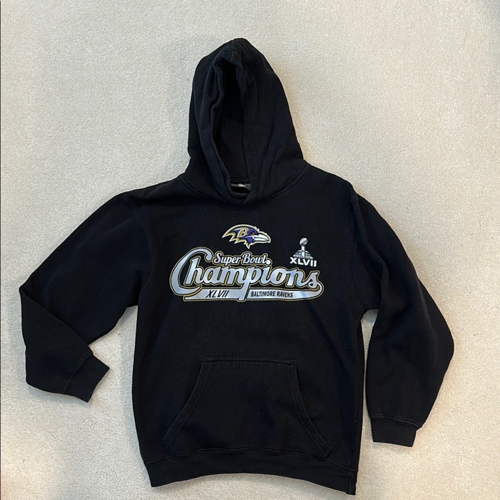 Black Super Bowl Champions Hoodie